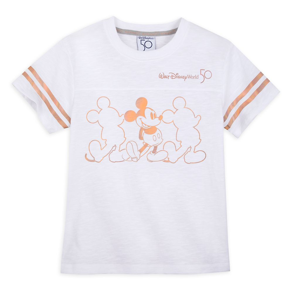 Walt Disney World 50th Anniversary Football T-Shirt for Kids | shopDisney | Disney Store