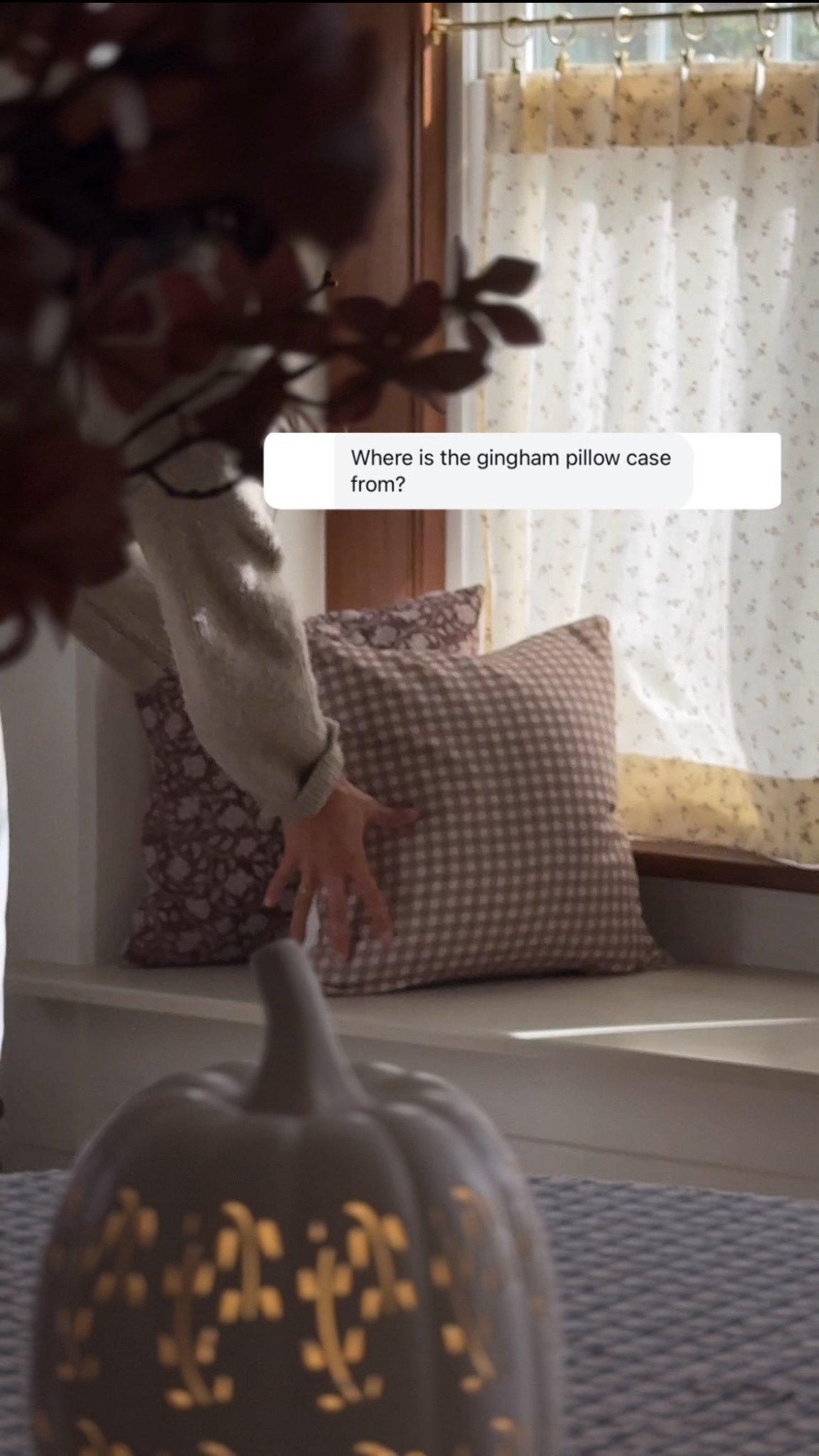 Pattern play at its best 🪞
This gingham pillow cover from @wovennook mixes so beautifully with the other timeless prints we have scattered around our home — a little stripe here, a floral there, all telling the story of a lived-in, layered space. Linking my favorites below ⬇️

#LTKHome