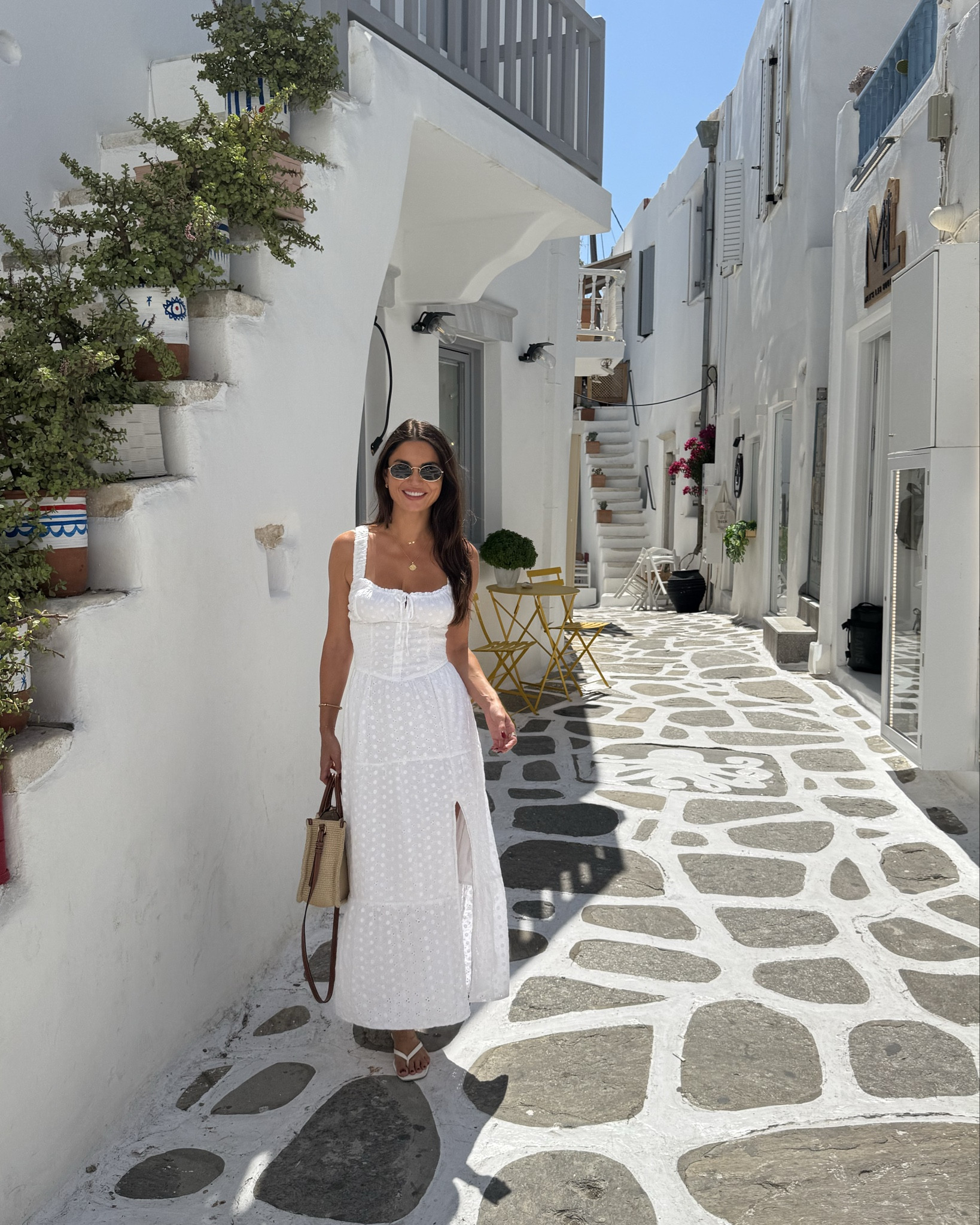 White summer dresses in Greece forever. 🤍 #whitedress #summerdress

#LTKeurope #LTKsummer #LTKdresses