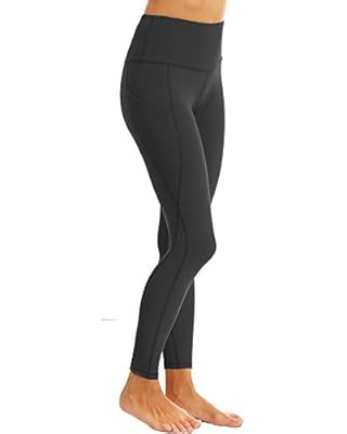 Colorfulkoala Women's High Waisted Yoga Pants 7/8 Length Leggings with Pockets | Amazon (US)