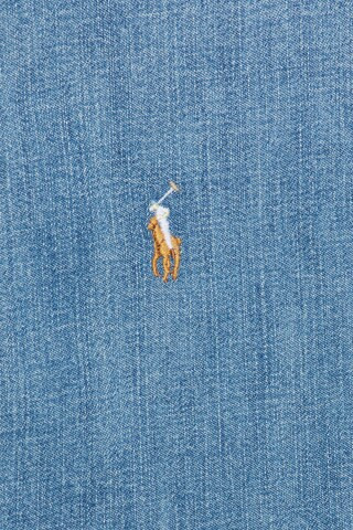 Denim Long Sleeve Button Front Shirt | Revolve Clothing (Global)