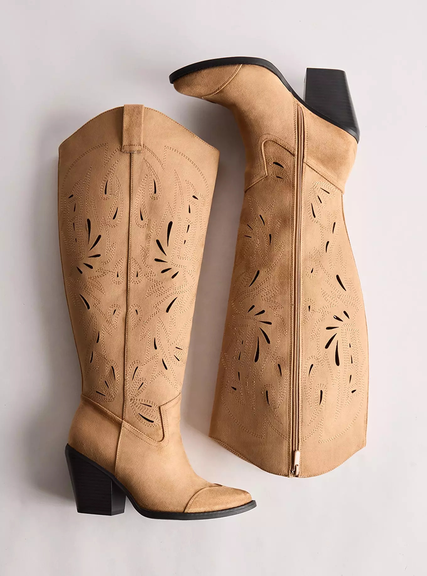 Western Heeled Knee Boot (WW) | Torrid (US & Canada)