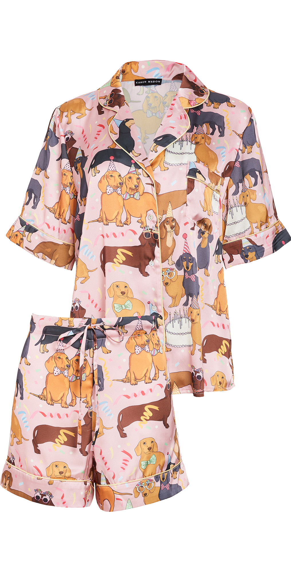 Karen Mabon Hot Dog Birthday Party Short Set | Shopbop