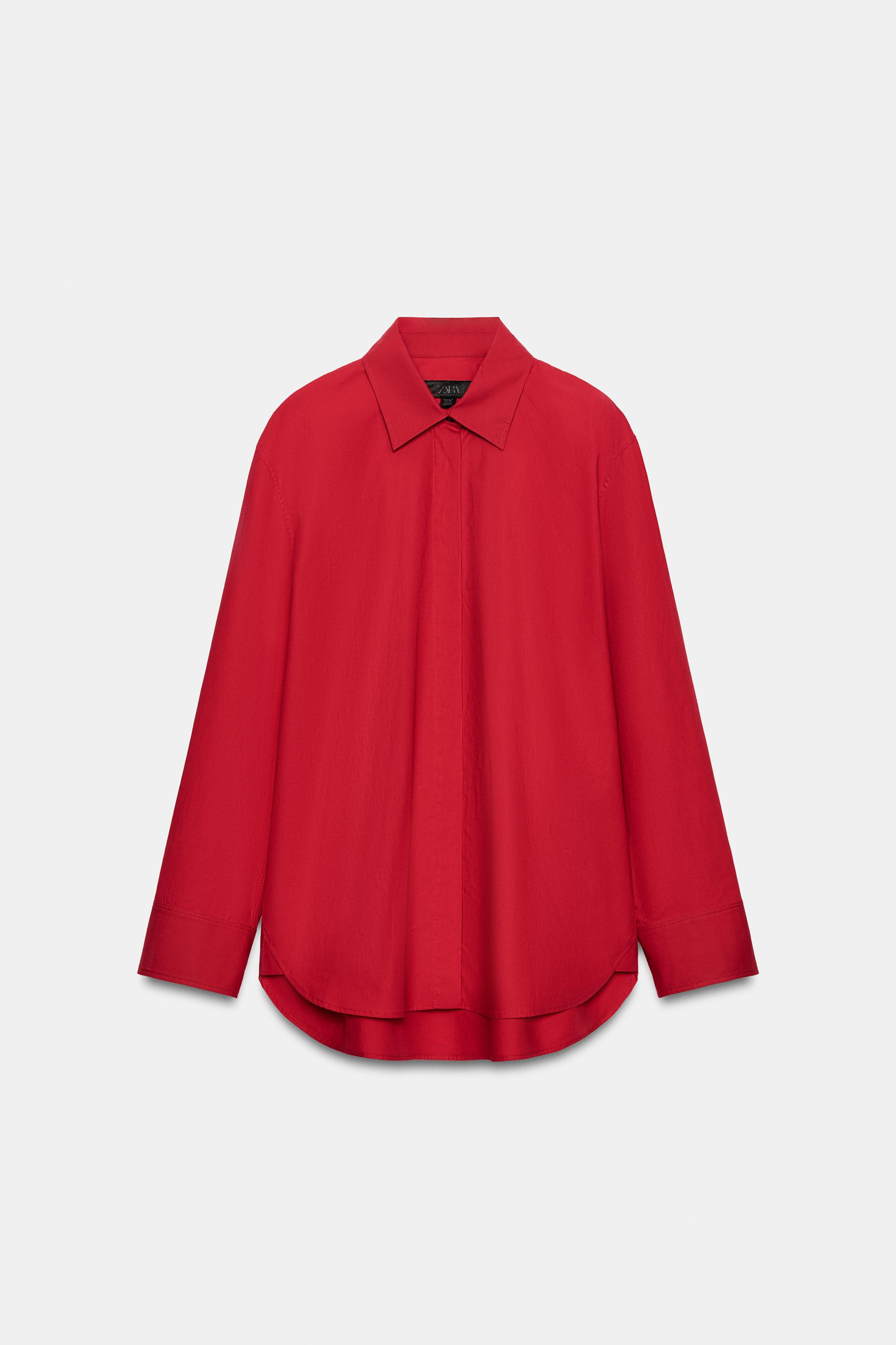 ZW COLLECTION POPLIN SHIRT | Zara US