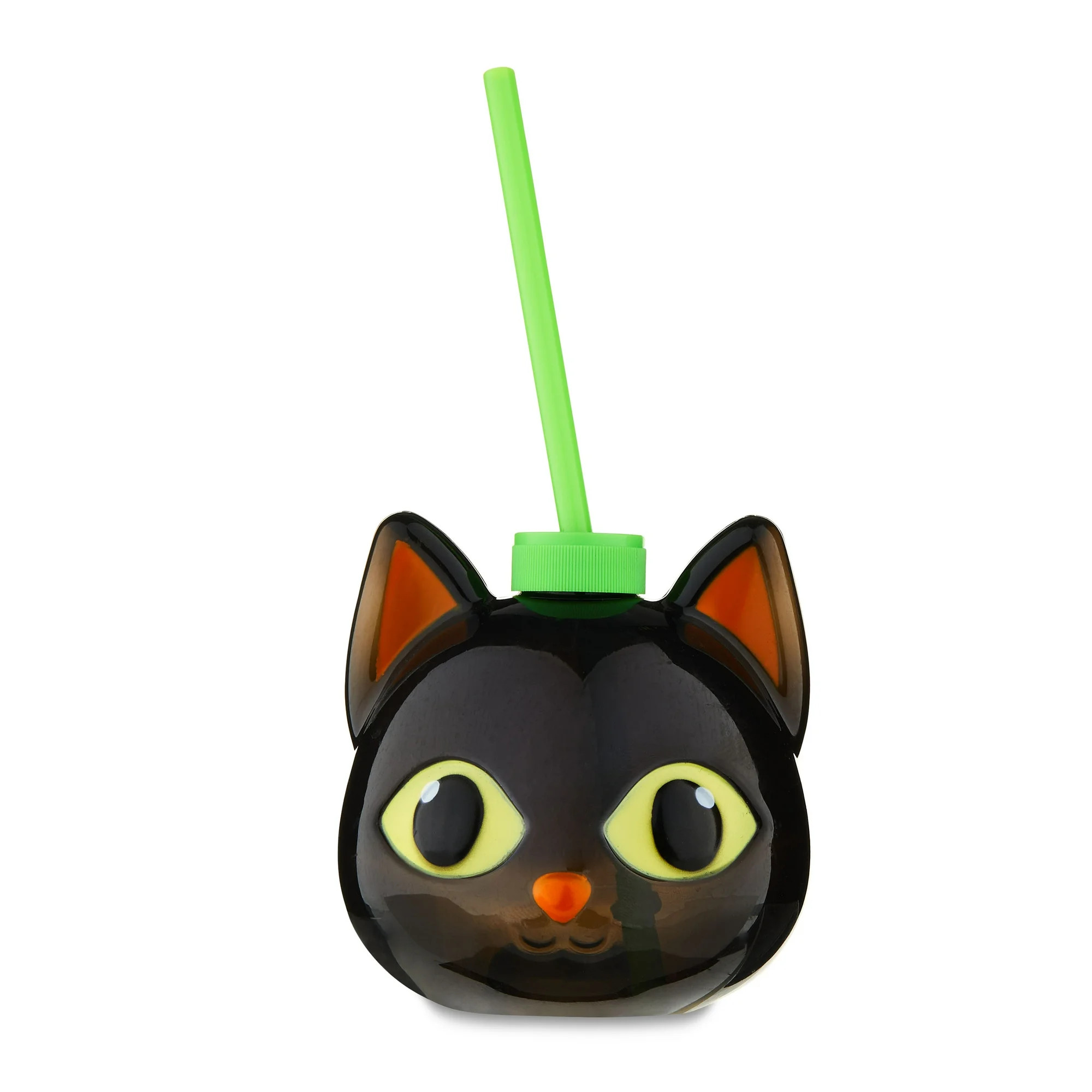Halloween Light-up Black Cat Tumbler Party Favor, Ages 3+, 12.8 oz, by Way To Celebrate | Walmart (US)