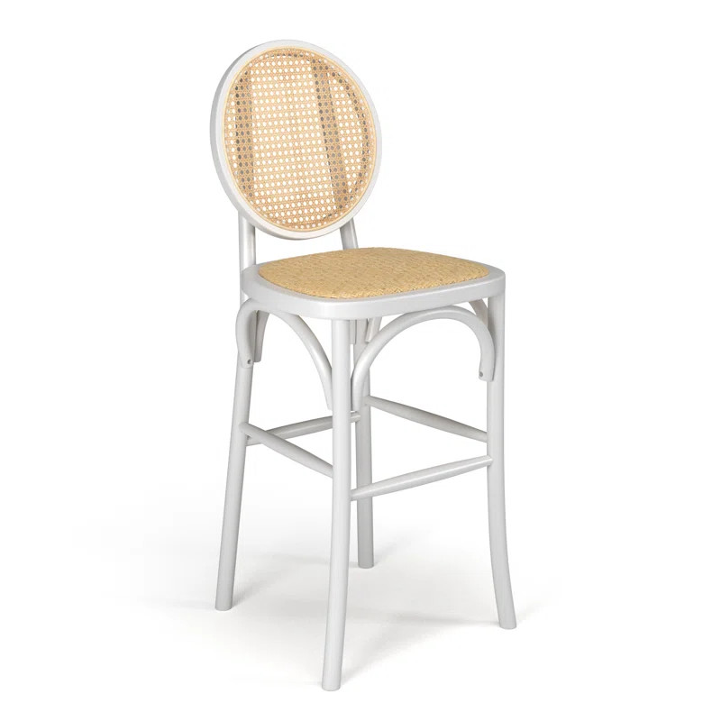 Lex Solid Wood 24.75'' Counter Stool | Wayfair North America