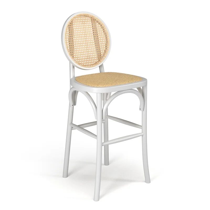 Lex Solid Wood 24.75'' Counter Stool | Wayfair North America