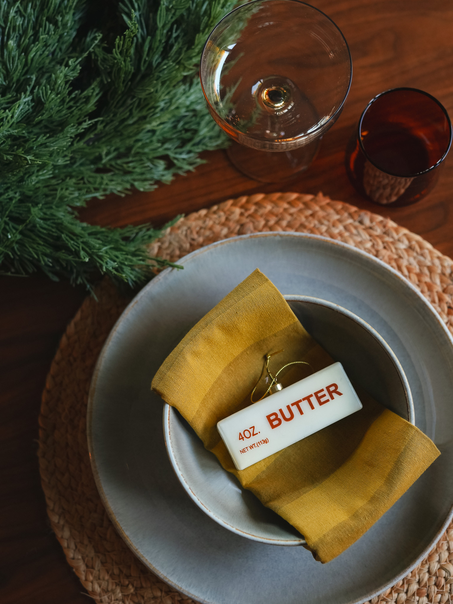 It's almost time to set the table! 🍽️🦃🎄🕎 We have a lot of fun planning our holiday tablescapes. This year, everyone is getting an ornament! What special touches do you add to your table? 

 #LTKHoliday #LTKSeasonal #LTKHome