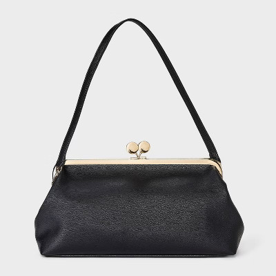 Kiss Lock Clutch Bag - A New Day™ Black | Target