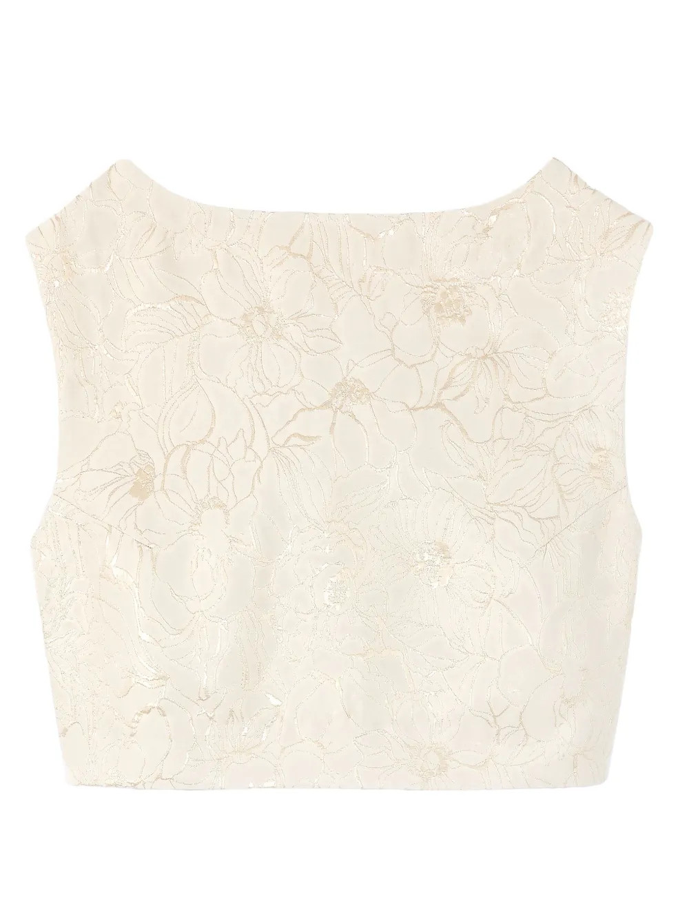 DESTREE Jacquard Sleeveless Top | Neutrals | FARFETCH | Farfetch Global