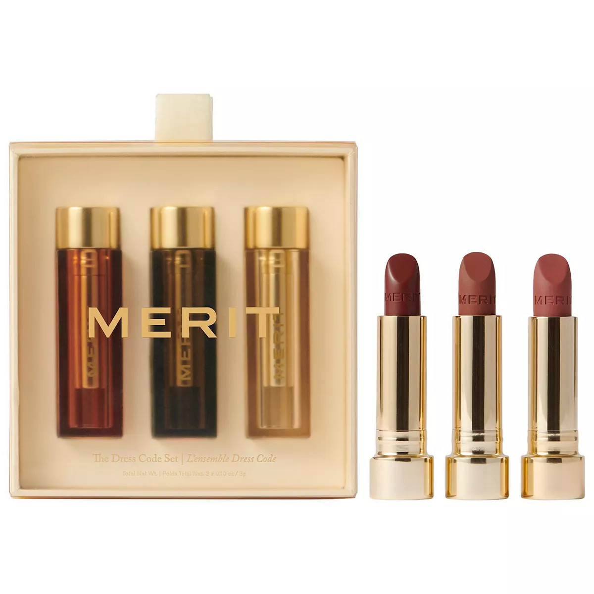 MERIT The Dress Code Lipstick Set | Kohl's