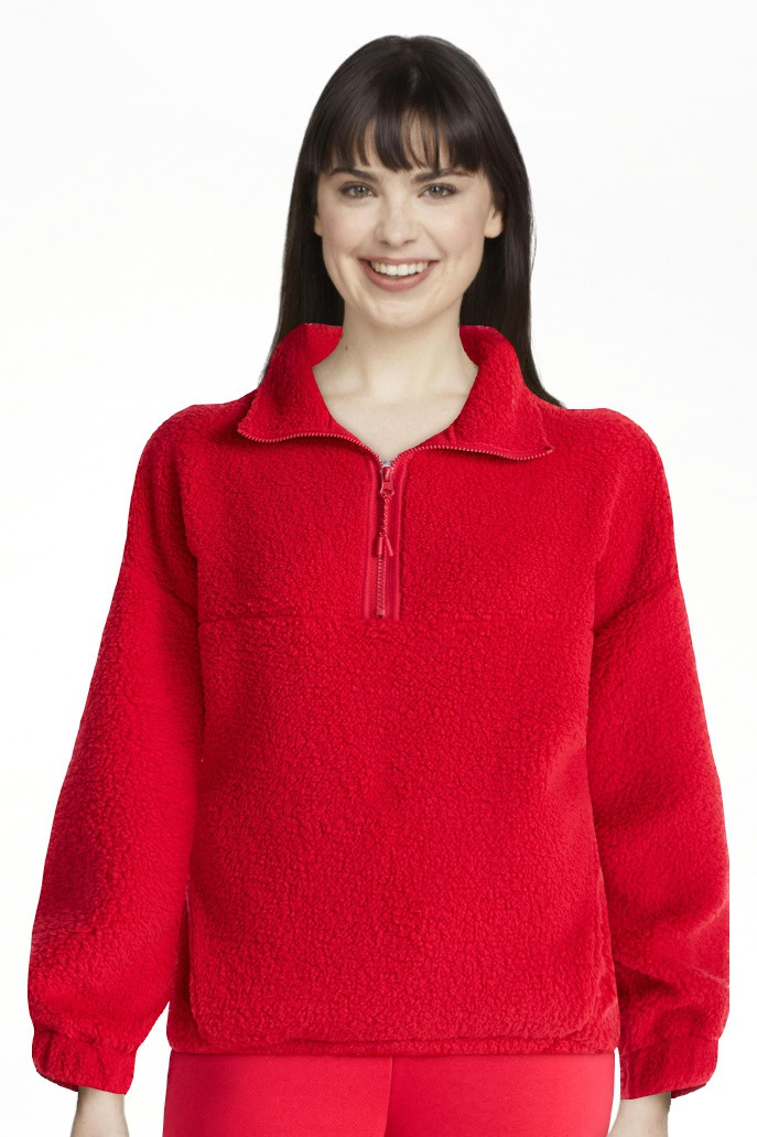 No Boundaries Plush Half-Zip Pullover, Women's | Walmart (US)
