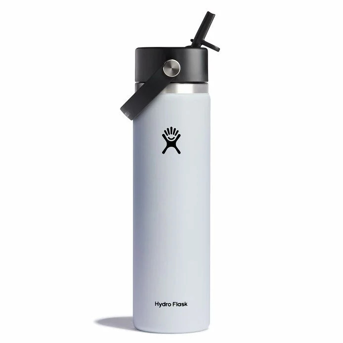 24 oz Wide Mouth with Flex Straw Cap | Hydro Flask