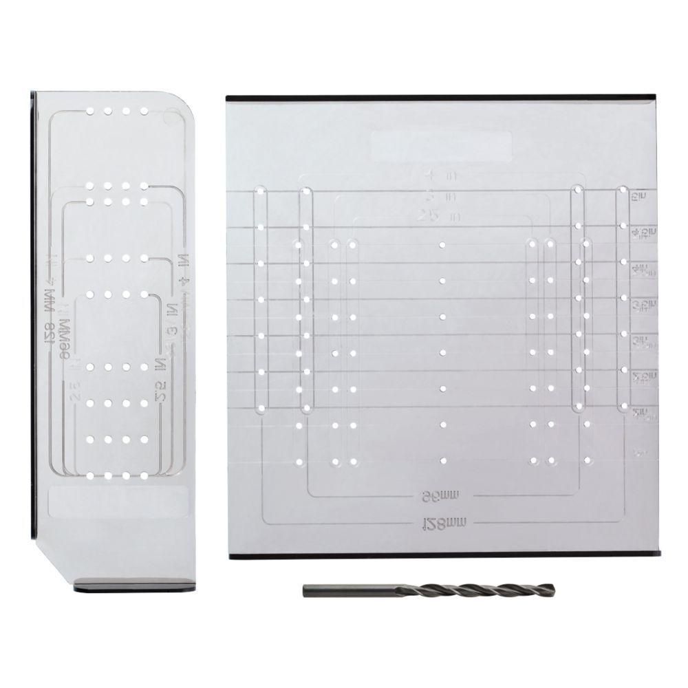 Align Right Cabinet Hardware Installation Template Set | The Home Depot