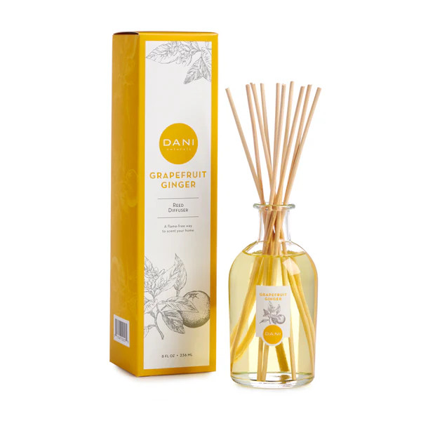 Grapefruit Ginger Reed Diffuser - Large | DANI Naturals