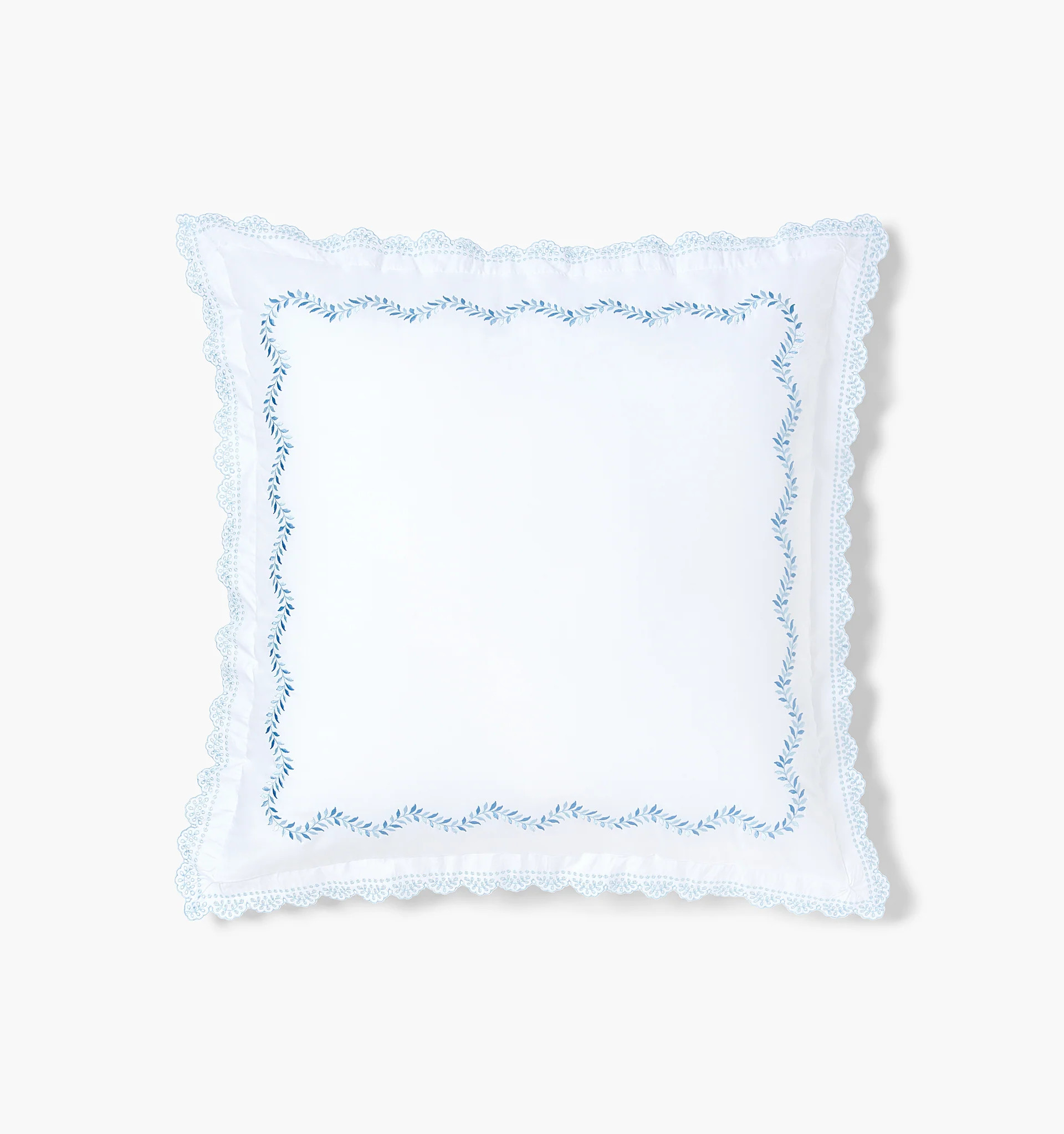 The Euro Sham - Powder Blue Sloane | Hill House Home US
