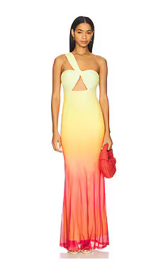 Runaway The Label Kyree Maxi Dress in Mimosa Ombre from Revolve.com | Revolve Clothing (Global)