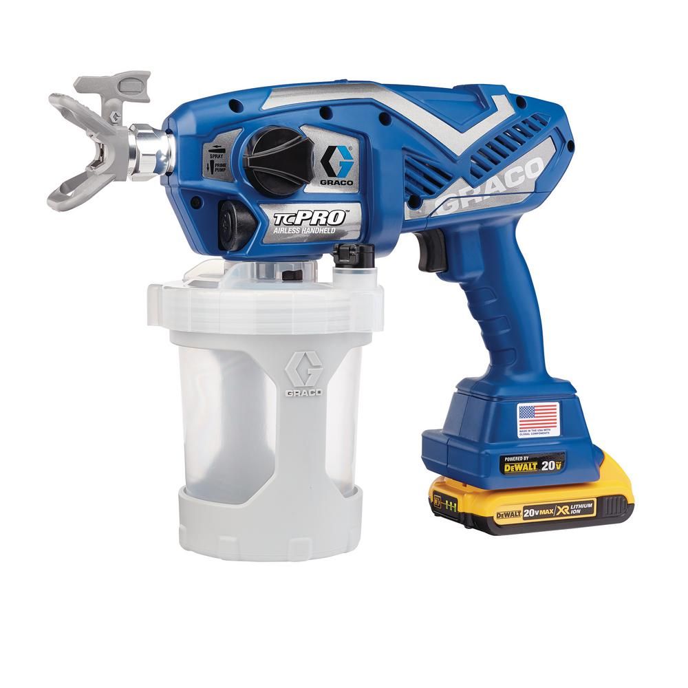 Graco TC Pro Cordless Airless Paint Sprayer-17N166 - The Home Depot | The Home Depot