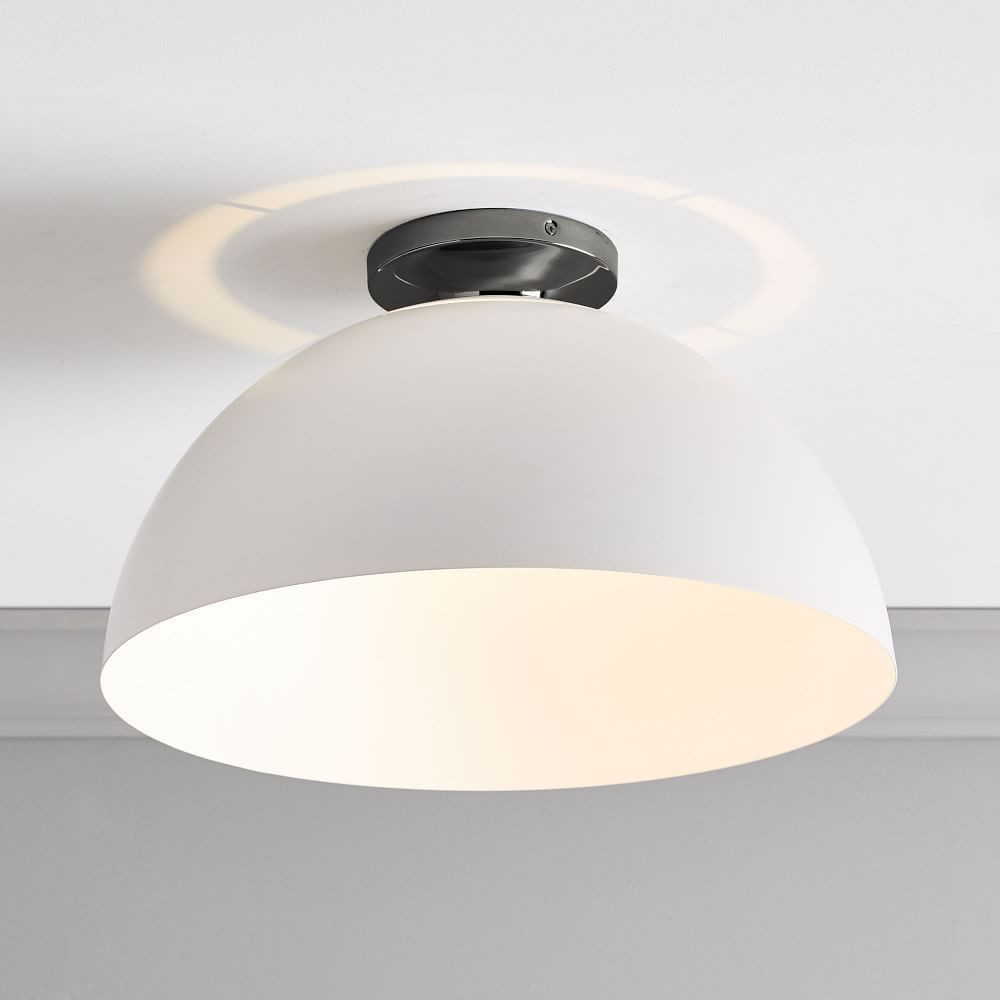 Sculptural Metal Flushmount | West Elm (US)