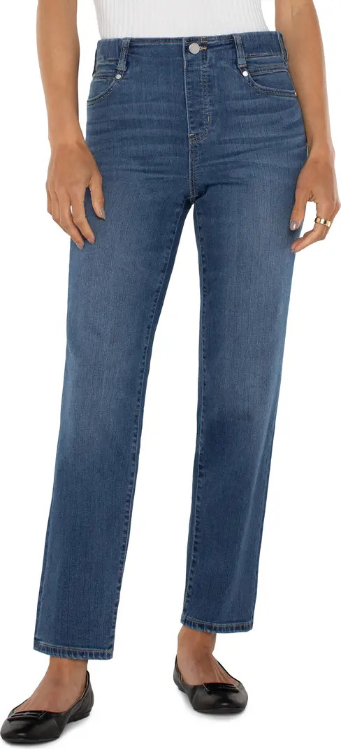 Gia Glider Slim Fit Pull-On Crop Jeans | Nordstrom