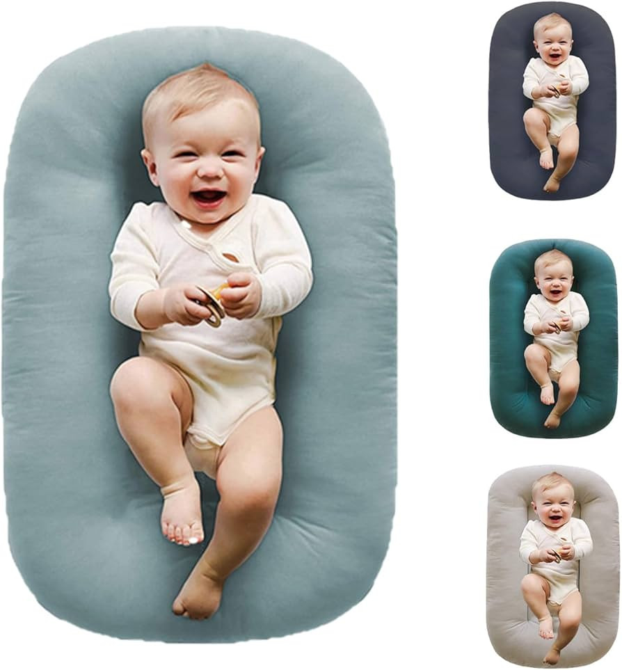 Loevin Baby Lounger for Newborn,Baby Nest for Newborn Soft Cotton Breathable for Playtime & Relax... | Amazon (US)