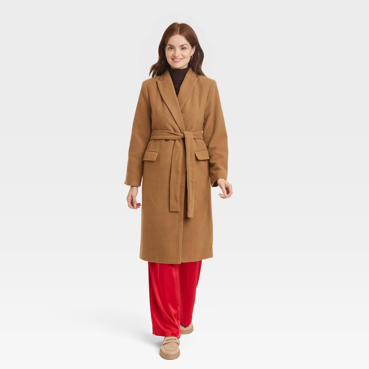 Women's Essential Wool Overcoat Jacket - A New Day™ | Target