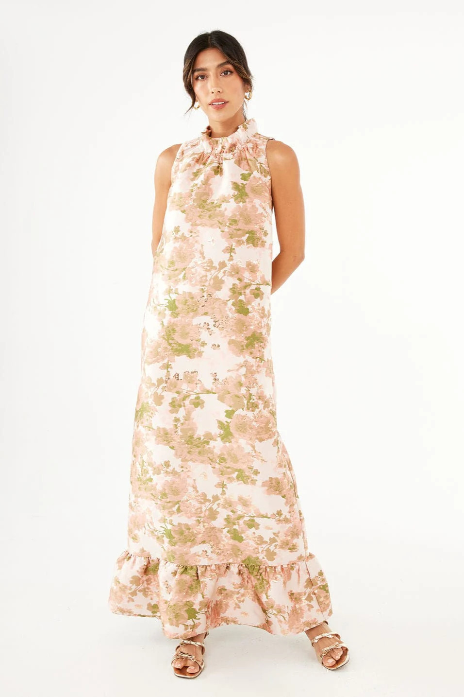 Camille Gown Baby's Breath Jacquard | Modatrova