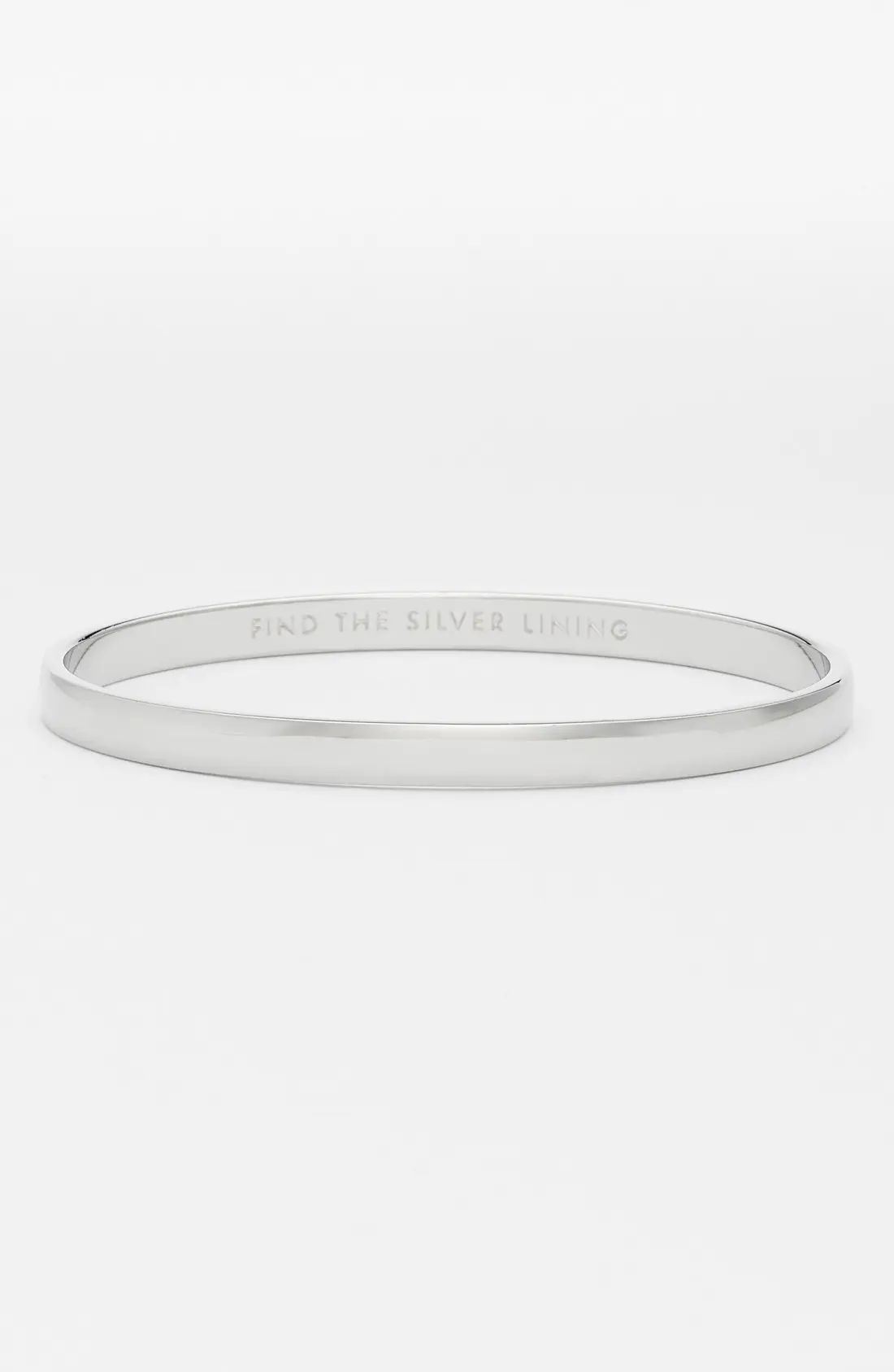 kate spade new york 'idiom - find the silver lining' bangle | Nordstrom