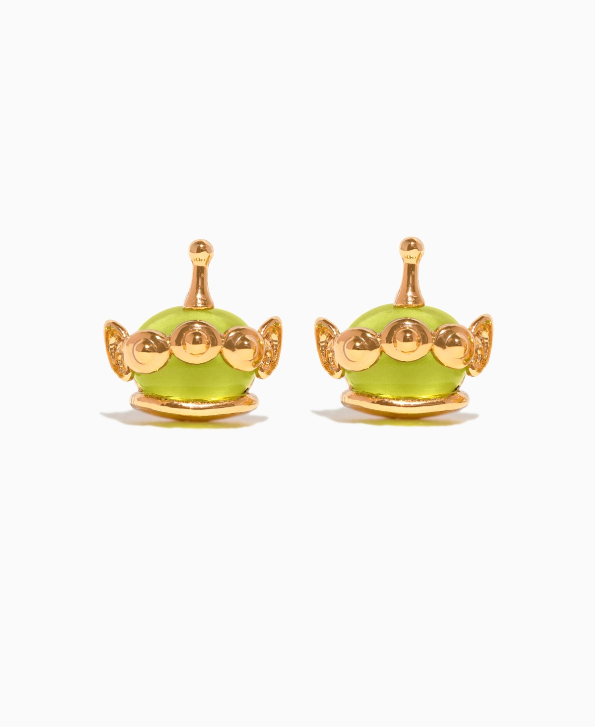 Girls Crew Gold Plated Pixar Toy Story Crystal Alien Studs - Gold | Macy's