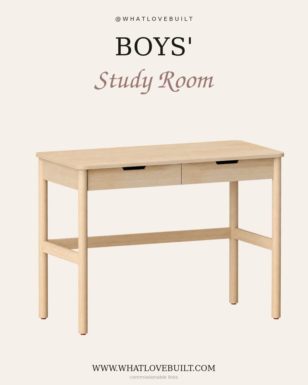 The boys’ study room is coming together! I love the clean, simple look of these desks, and the two hidden drawers give them just enough storage without taking up extra space. Such a good find for creating a functional homework area without overwhelming the room. #StudyRoom #KidsRoom

#LTKHome #LTKKids #LTKHome #LTKKids #LTKmomlife