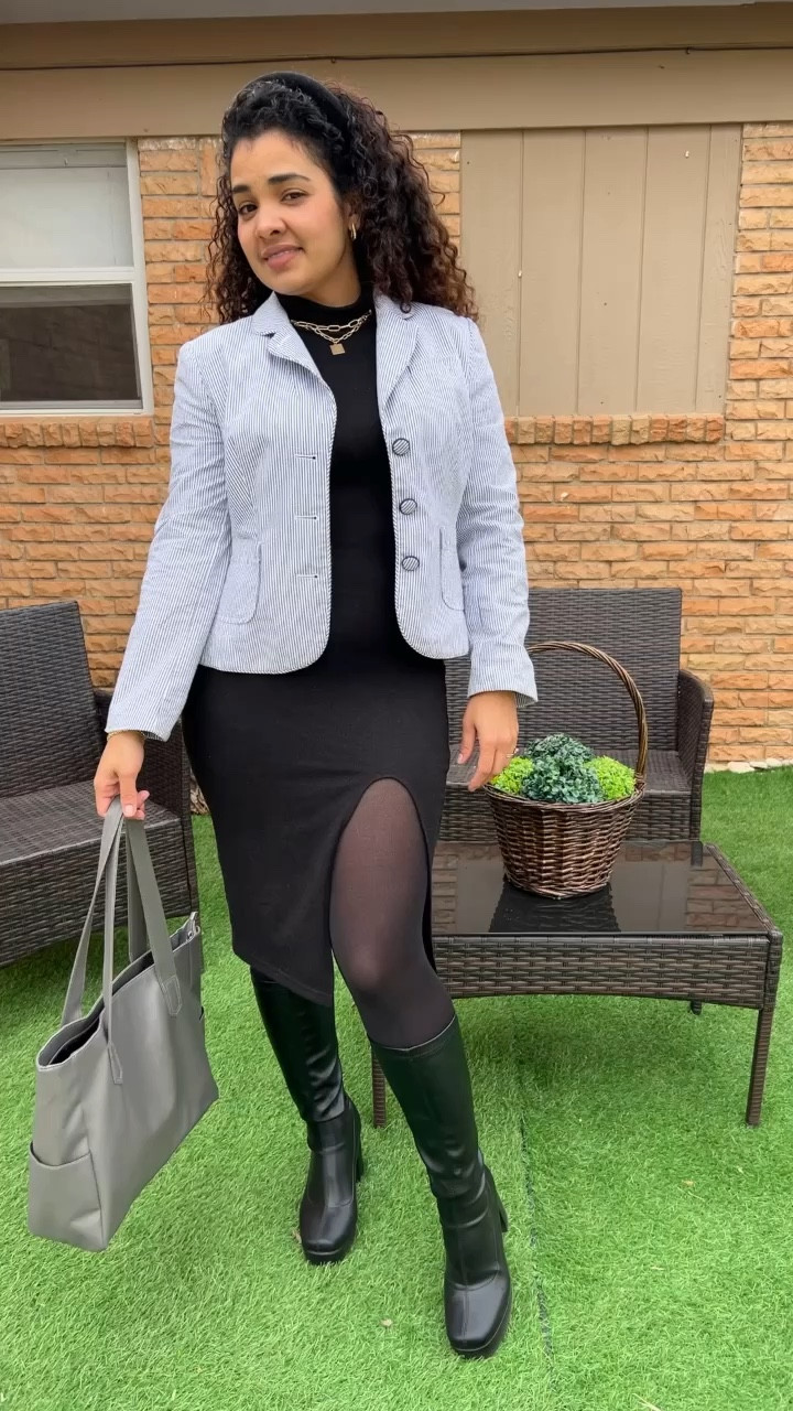 Talla M vestido y 7,5 botas

#LTKstyletip