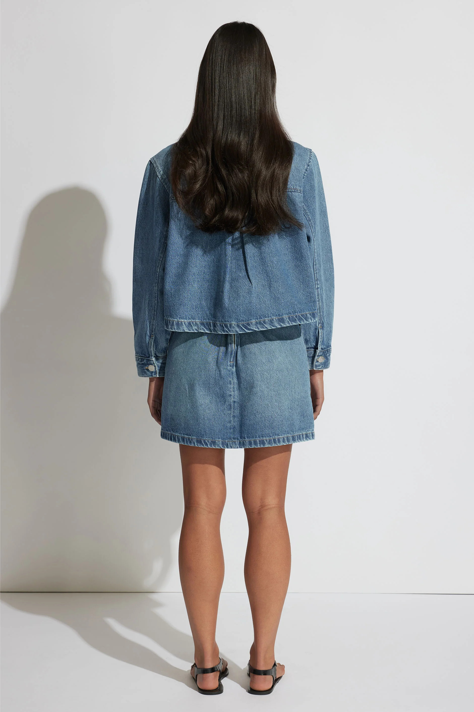 Whitney Denim Jacket - Bright Blue | DECJUBA