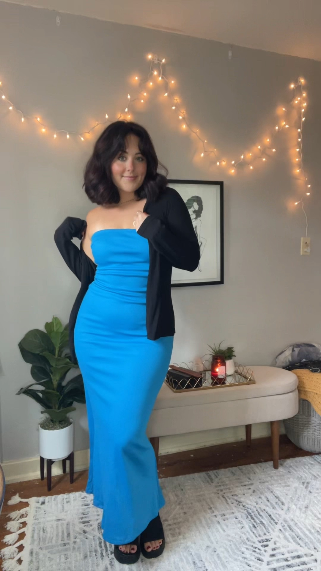 This dress is originally from princess Polly but they don’t carry it anymore! Also cardigan is thrifted old navy but I found some alternatives! 🖤🦋

#LTKstyletip