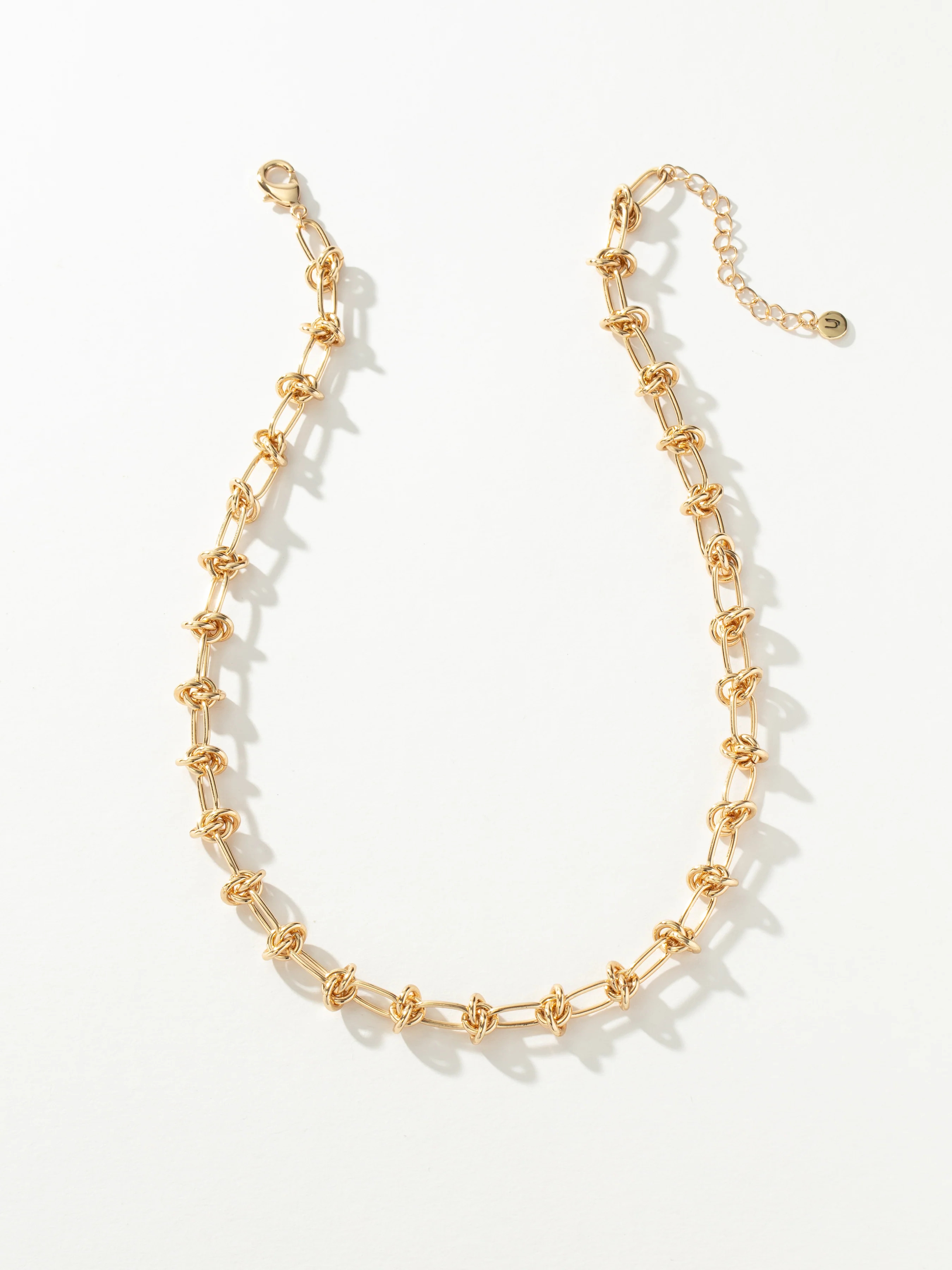 Marina Knotted Chain Necklace in Gold | Chain Jewelry | Uncommon James | Uncommon James