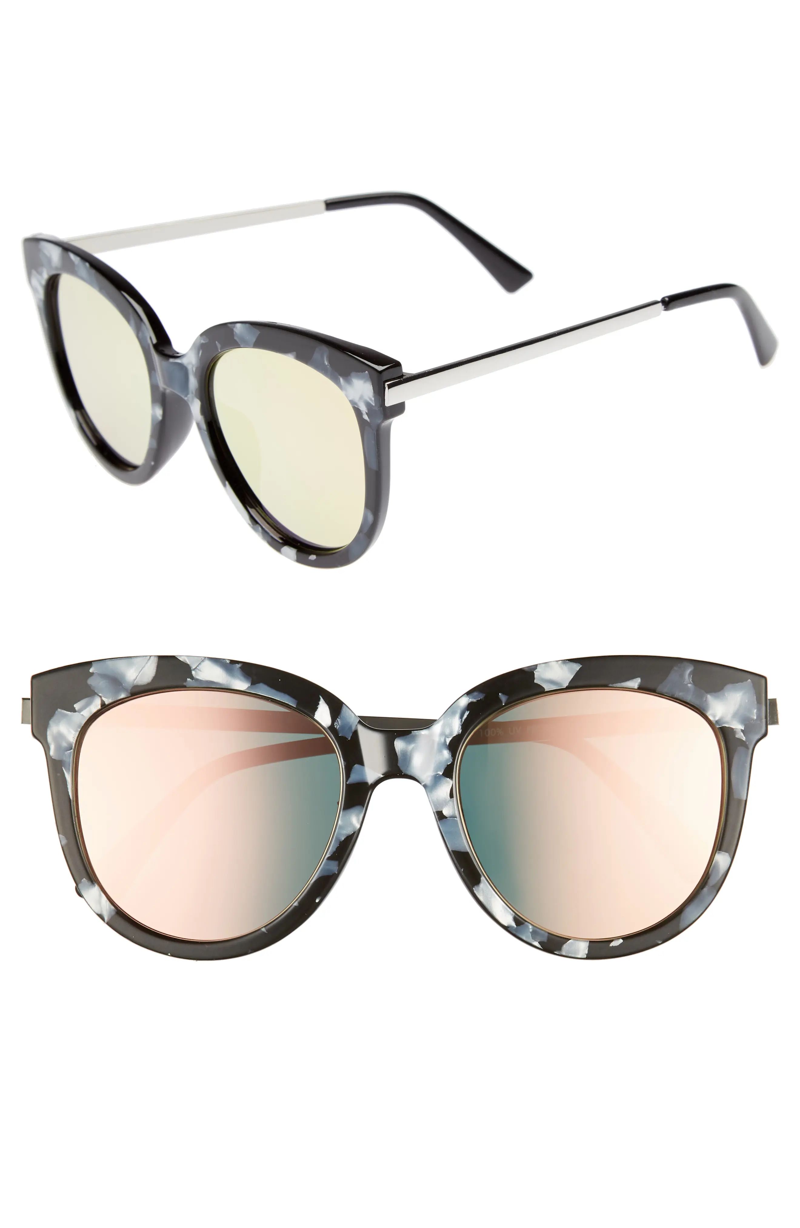 Leith 50mm Flat Cat Eye Sunglasses | Nordstrom