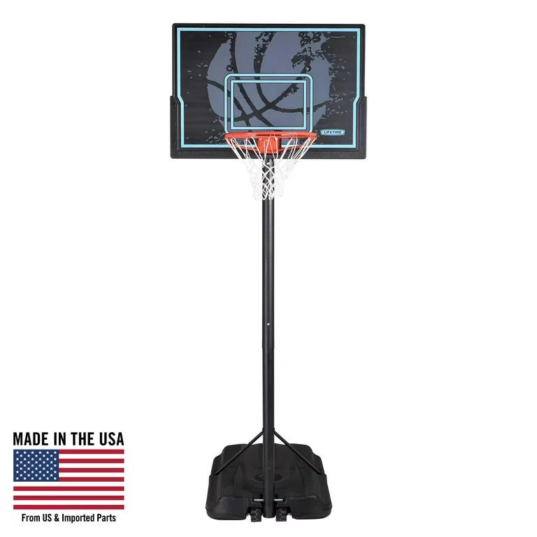 Lifetime Adjustable Portable Basketball Hoop, 44 inch HDPE Plastic Impact® (90759) | Walmart (US)