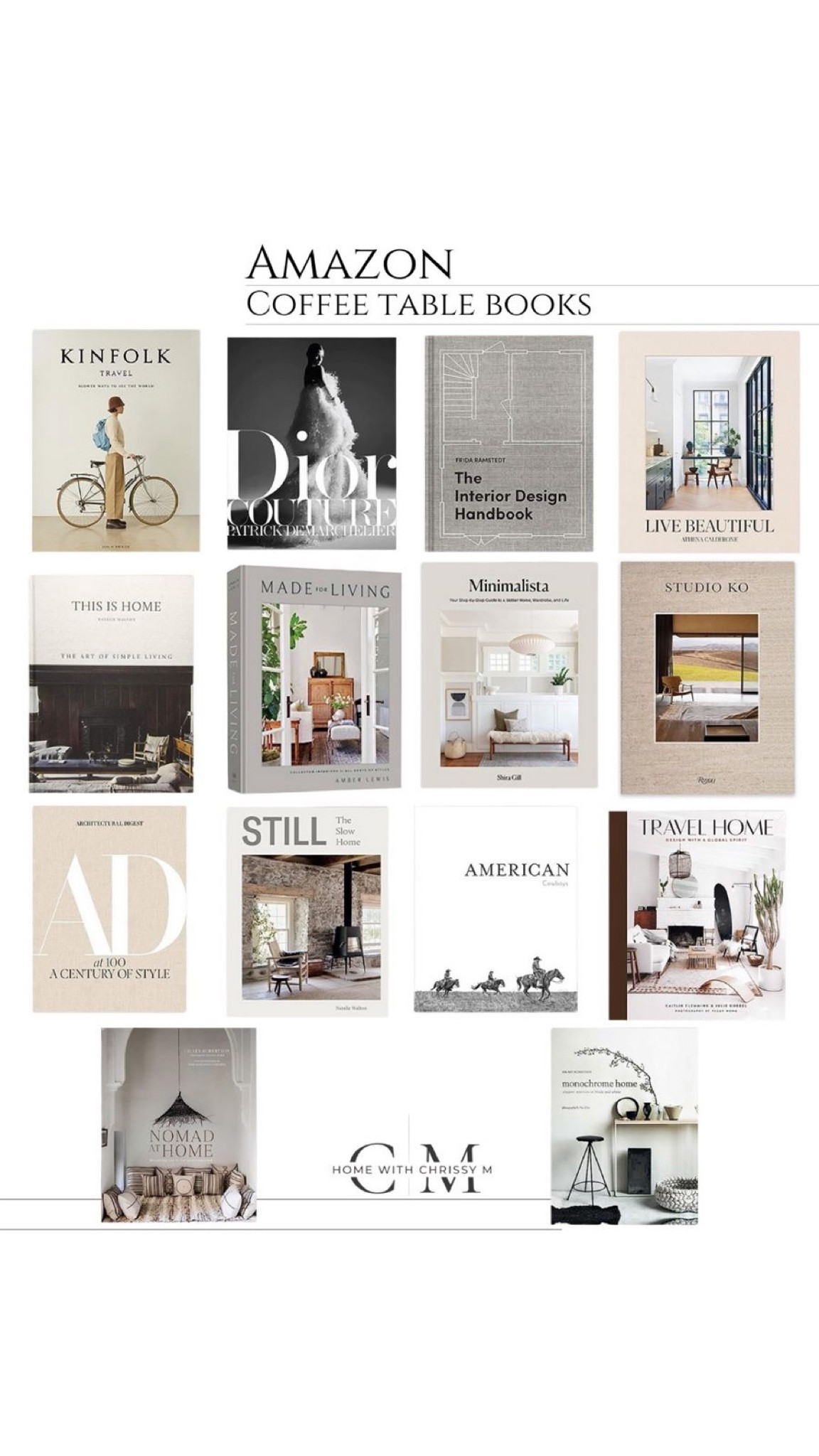 Amazon coffee table books - home decor inspo - amazon home decor - amazon table decor - coffee table book ideas - table decor - table book inspo - amazon home - home finds

#LTKhome #LTKstyletip #LTKfindsunder100
