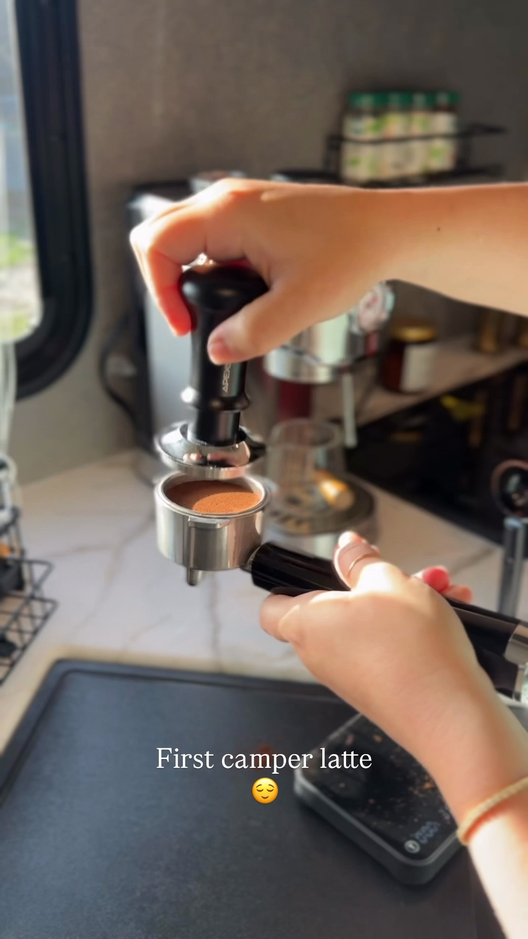 First latte in the camper! 

#LTKActive #LTKvlog #LTKfoodie