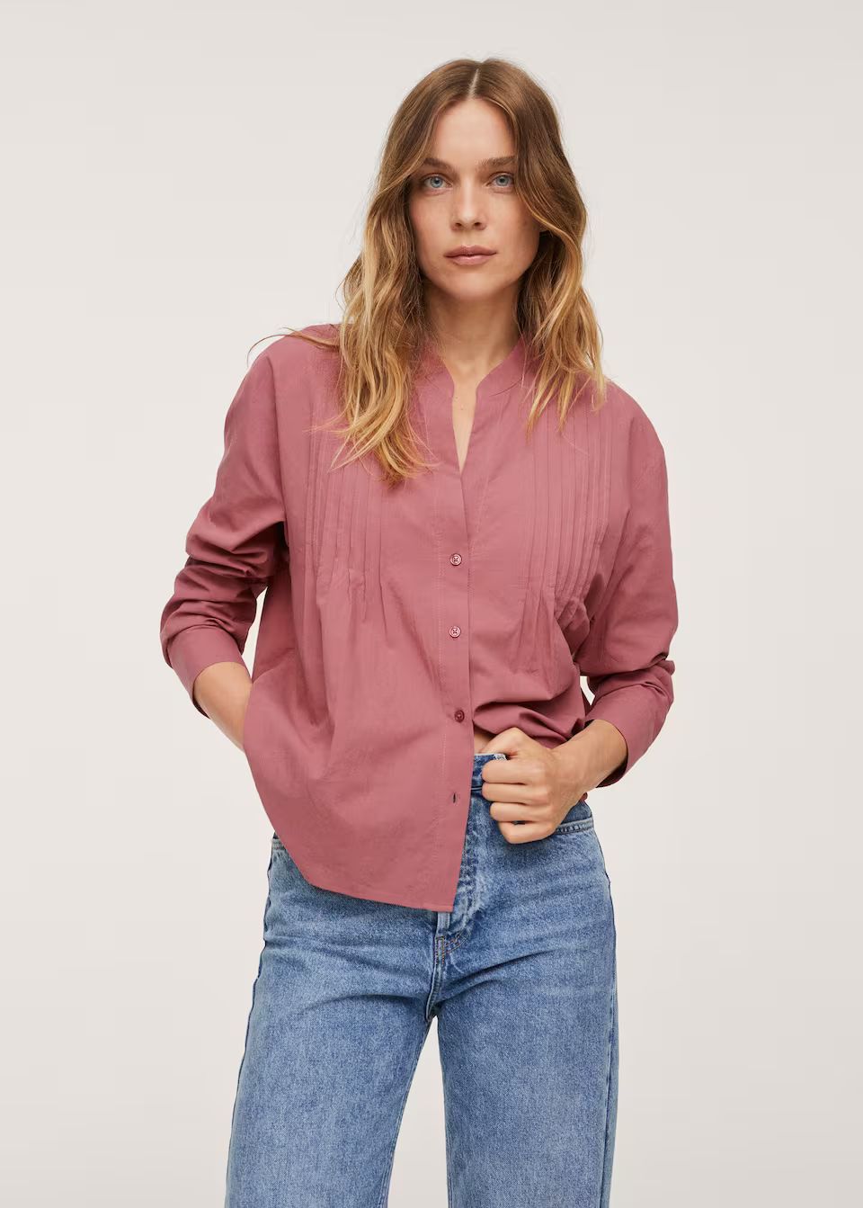 100% cotton blouse | MANGO (US)