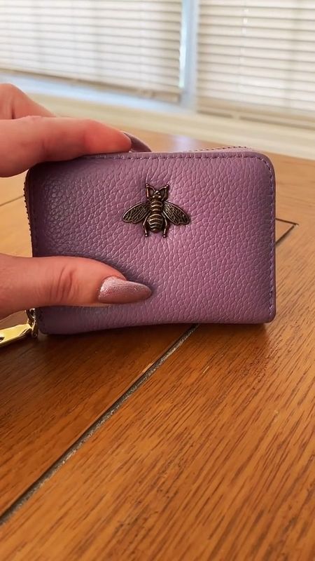 Best little mini wallet/cardholder on Amazon. Great quality and the perfect size for smaller bags. The bee detail on the front is just such a sweet little touch too. 10/10

Small affordable lavender purple wallet and cardholder from Amazon

#LTKitbag #LTKunder50 #LTKtravel