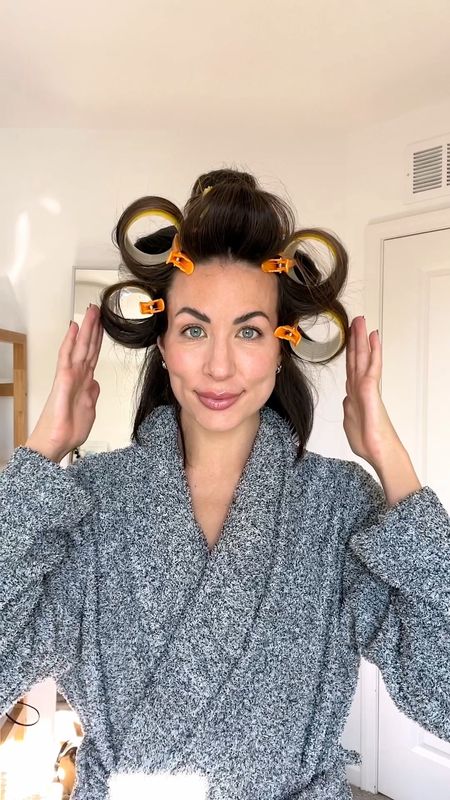 velcro rollers, short hairstyles, at home blowout

#LTKbeauty