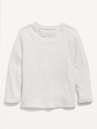 Unisex Long-Sleeve Solid T-Shirt for Toddler | Old Navy (US)