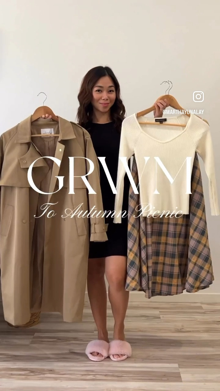 GRWM to An Autumn Picnic 🧺🍁

I’m wearing @chicwish 

🤎 Fitted Knit Top in White
🤎 Vintage Plaid Midi Skirt 
🤎 Stud Trench Coat in Khaki

#chicwish #chicwishtyle

#LTKSeasonal #LTKFind #LTKaustralia