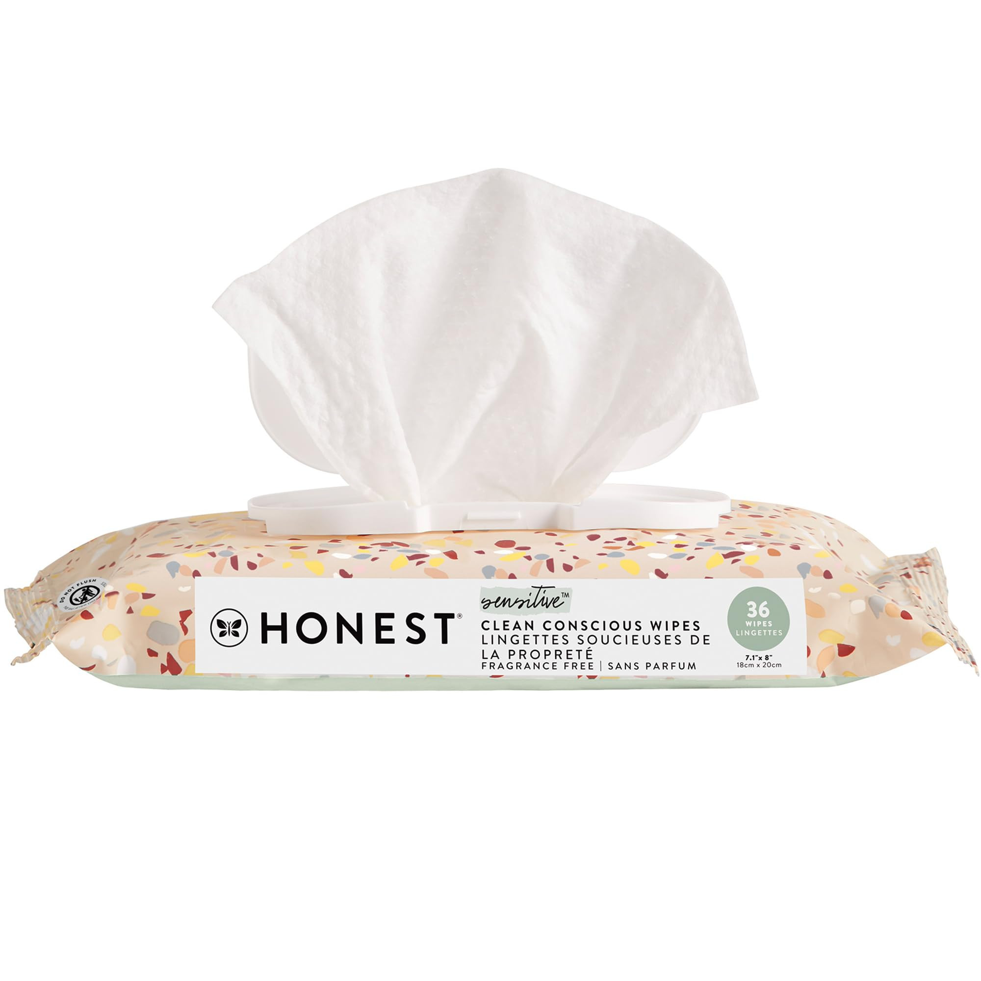 The Honest Company Hypoallergenic Multi-Use Baby Wipes for Sensitive Baby Skin, Terrazzo, 36 Coun... | Amazon (US)