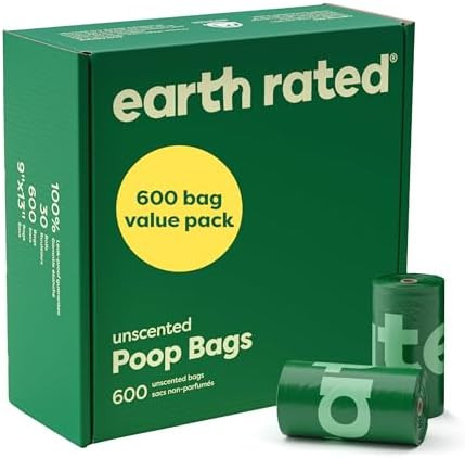 Earth Rated Dog Poop Bags Value Pack, Leak-Proof and Extra-Thick Pet Waste Bag for Big and Small ... | Amazon (US)
