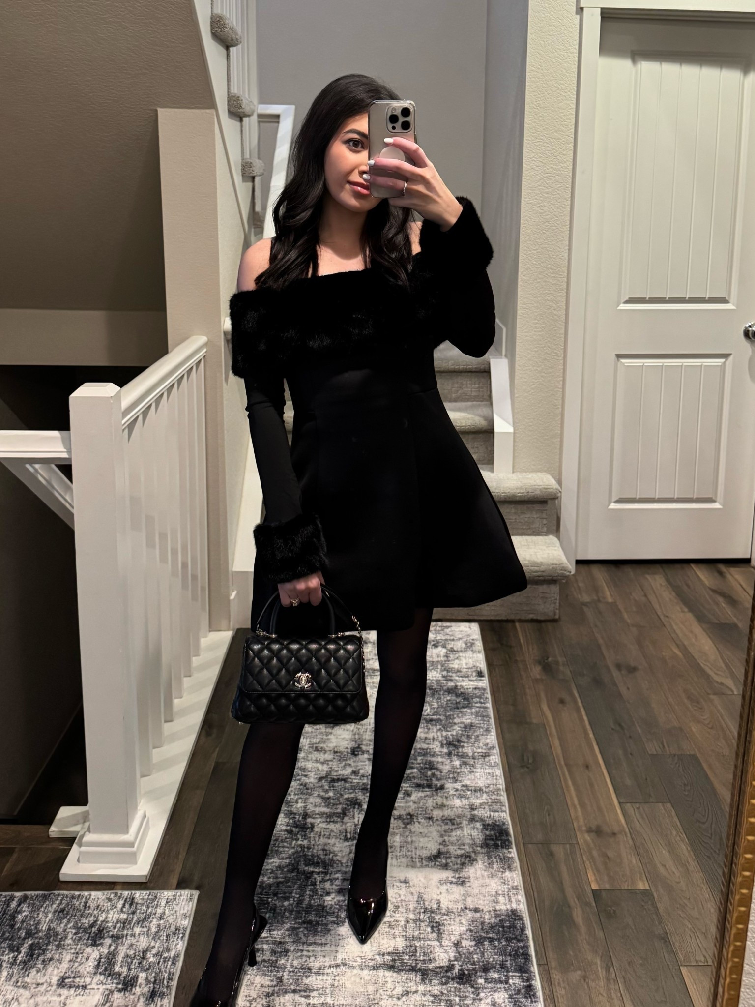 A roundup of black mini dresses with fur 🖤 perfect for holiday season 

#LTKSeasonal #LTKHoliday