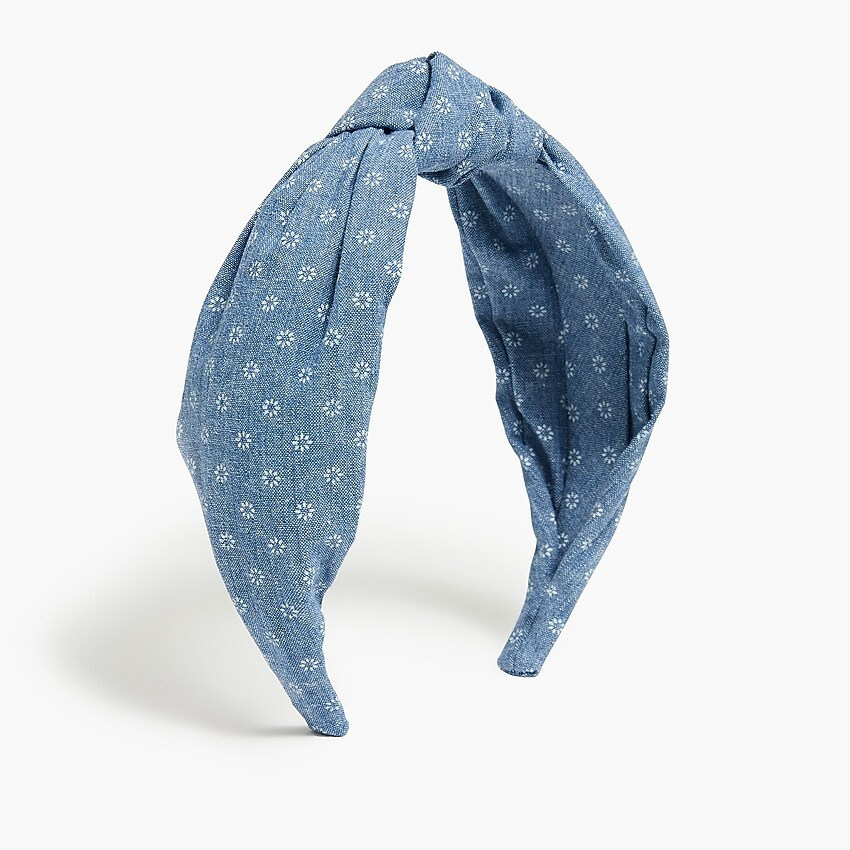 Printed knot headband | J.Crew Factory