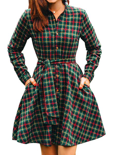 Adirondack Pine Point Flannel Dress | Kiel James Patrick