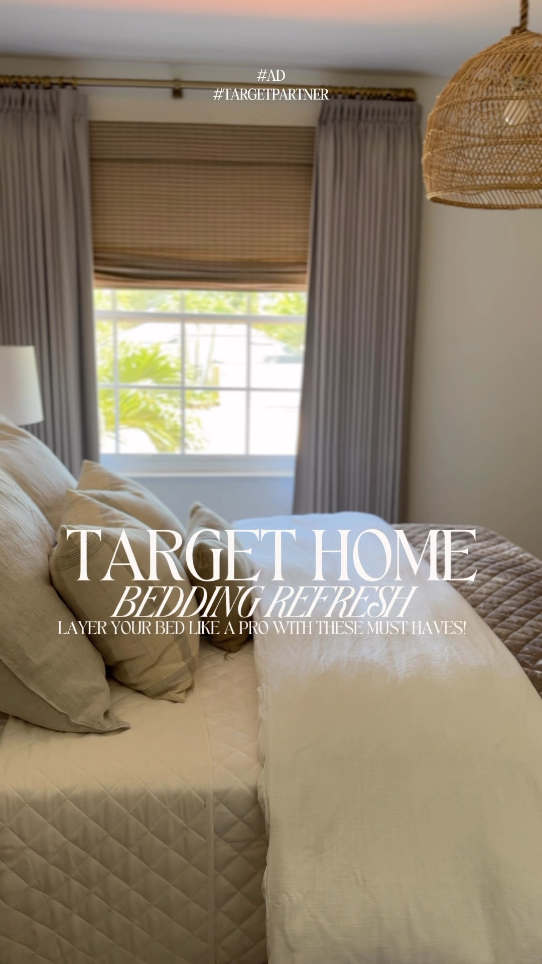 Target bedding refresh: bedding essentials. Bedroom decor ideas.

Luxe Diamond Stitch Velvet quilt in FULL/QUEEN Color: Light Brown and Ivory.

Heavyweight Linen Blend Duvet Cover & Sham Set FULL/QUEEN Color: White

All Season Feather & Down Comforter FULL/QUEEN 

#LTKsalealert #LTKhome #LTKVideo