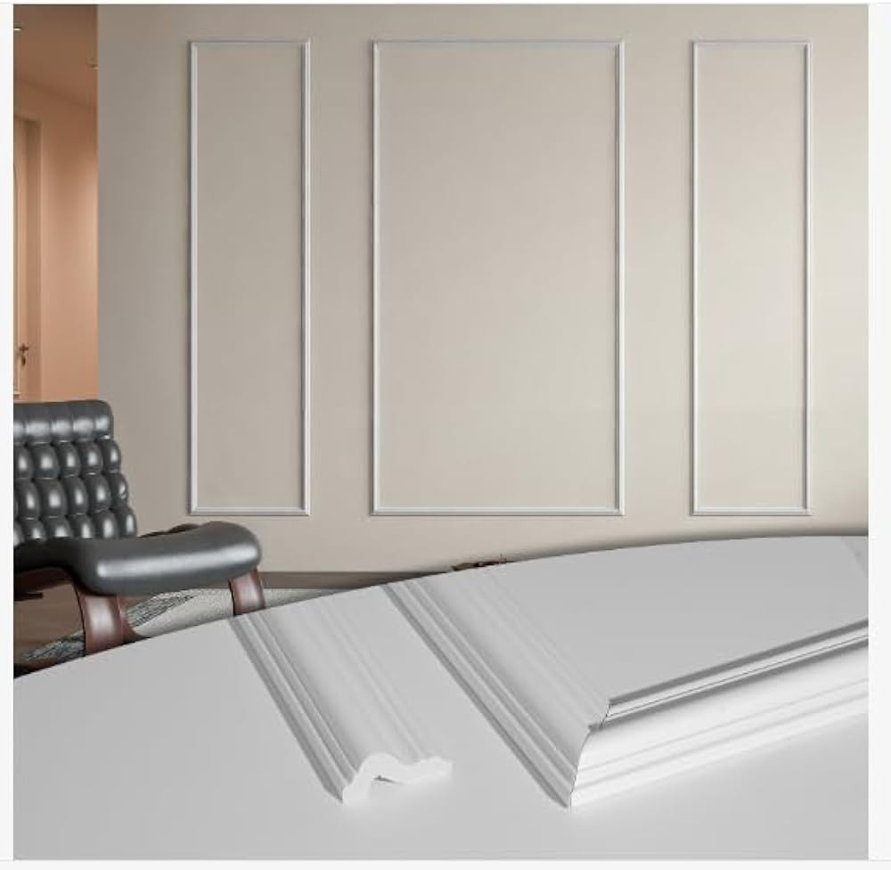 Art3d Pre-Cut Wall Molding Set of 3 pcs, Ready-to-Assemble Wainscoting Panels for Interior Wall D... | Amazon (US)
